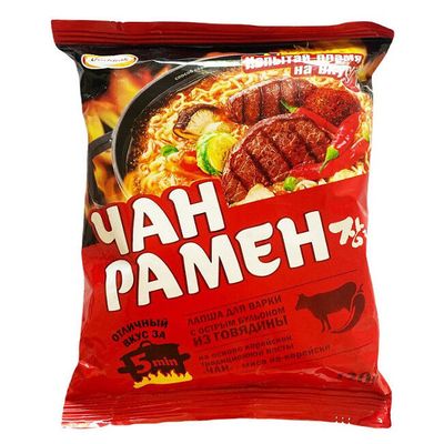 ТОП 100 Лапша Доширак Чан Рамен с ост.гов.б/пр.20*120г ТОП 100 Лапша Доширак Чан Рамен с ост.гов.б/пр.20*120г
