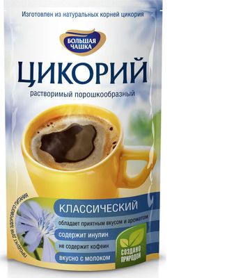 Цикорий Большая Чашка, порошкообразный, пакет 12*85г