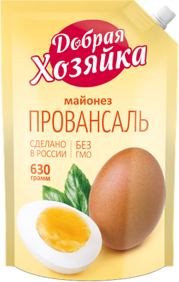Майонез Добрая Хозяйка Провансаль 50,5% 630 г. д/п