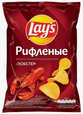 ТОП 100 Чипсы Lays картоф. рифл. лобстер 140 г