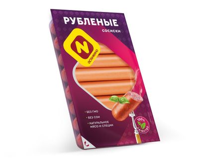 Сосиски Останкино Рубленые ц/о мгс 360гр
