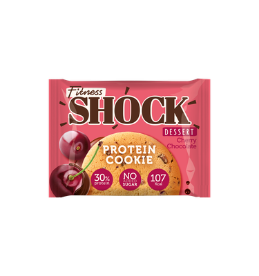 Кондитерское изделие FitnesShock DESSERT Печенье Вишня-шоколад неглазированное 35 гр.