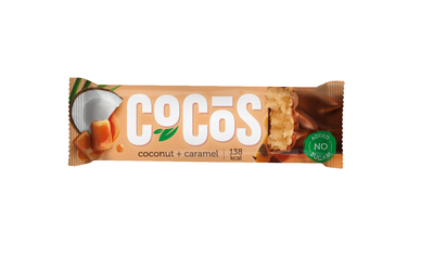 Кондитерское изделие FitnesSHOCK Батончик Кокосовый глазированный, с ароматом молочной карамели 35 гр.