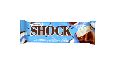 Кондитерское изделие FitnesSHOCK Батончик Кокос, глазированный 50 гр.