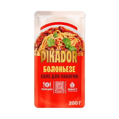 Соус для макарон PIKADOR Болоньезе, 200г