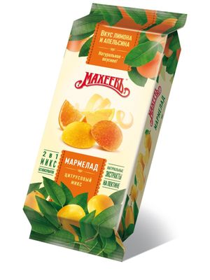 Мармелад желейный Махеевъ Цитрусовый микс, 250гр