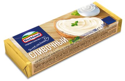 Сыр плавленый Hochland сливочный, блок, 100г
