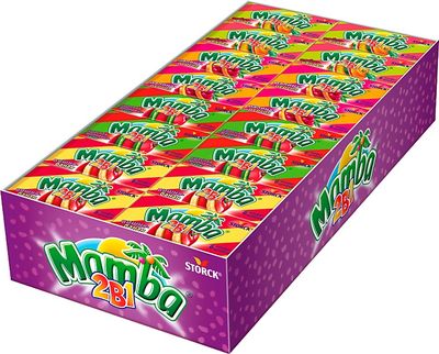 Конфеты жевательные Mamba 2в1, 26,5 г