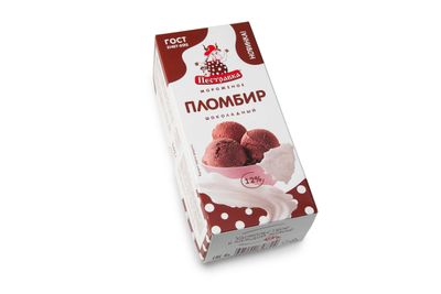 Мороженое ПЕСТРАВКА брикет шоколадный 12*240г (К12)