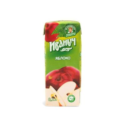 Сок Иваныч Яблоко 0,2 л/27 шт