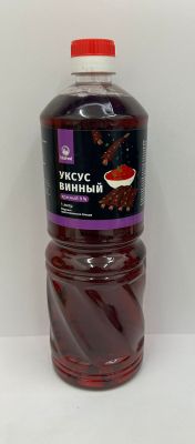 Уксус натуральный винный из красного вина 9% 1 л