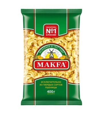 ТОП 100 Макароны МАКФА ПЕТУШИНЫЕ ГРЕБЕШКИ 10*450г