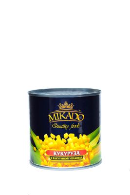 Кукуруза сахарная 425г/12 Mikado Кукуруза сахарная 425г/12 Mikado