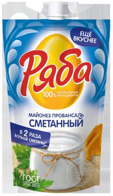 Майонез Ряба Провансаль Сметанный 50,5% 330г*24 Майонез Ряба Провансаль Сметанный 50,5% 330г*24