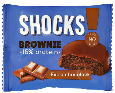 Кондитерское изделие SHOCKS! Печенье глаз. Шоколадный брауни 50 гр