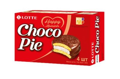 ТОП 100 Печенье CHOCO PIE LOTTE просл.глаз.20*112г