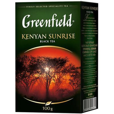 Чай черный Greenfield Kenyan Sunrise 100г*14