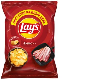 ТОП 100 Чипсы Lays картоф. бекон 25*70г