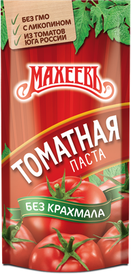 Томатная паста Махеевъ Домашняя 70гр, пакет Томатная паста Махеевъ Домашняя 70гр, пакет