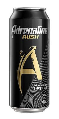 ТОП 100 Энергетический напиток ADRENAL RUSH б/ал.ж/б 12*0,449 л