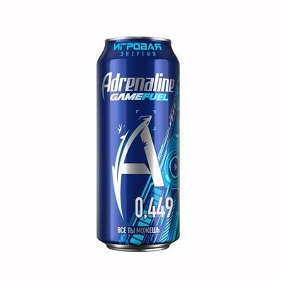 ТОП 100 Энергетический напиток ADRENAL RUSH GAME FUEL б/ал.ж/б 12*0,449 л