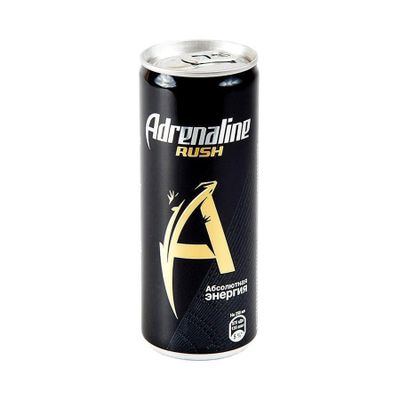 ТОП 100 Энергетический напиток ADRENAL RUSH б/ал ж/б 12*0,250 л