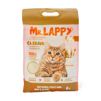 Наполнитель Кассава Mr.Lappy 6л.