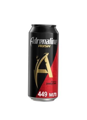 Энергетический напиток ADRENAL RUSH RED 0,449 л