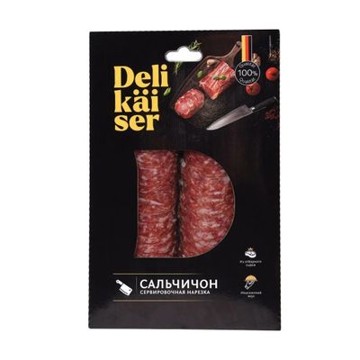 Нарезка Сальчичон с/к Delikaiser в/у 0,075 кг