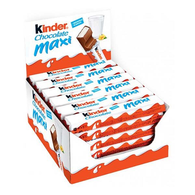 Шоколад молочный Kinder Chocolate Maxi, 21г