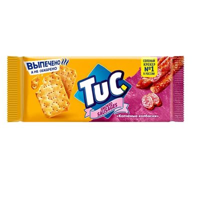 Крекер Tuc Копчёные колбаски 100г