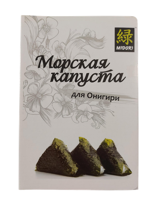 Водоросли Нори Онигири Мидори 100 л 120г