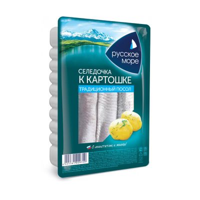 Филе сельди тихоокеан. с/с К картошке традиц. посол в масле, 400 г