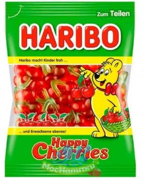 Жевательный мармелад HARIBO (Happy cherry) Веселая Вишня, 80г