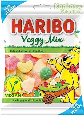 Жевательный мармелад HARIBO (Veggy mix) Веган ассорти, 80г