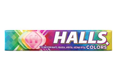 Леденцы Halls Colors 25г