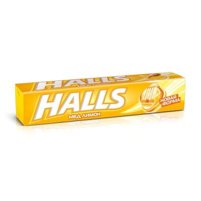 ТОП 100 Леденцы Halls Мед-Лимон 25г ТОП 100 Леденцы Halls Мед-Лимон 25г