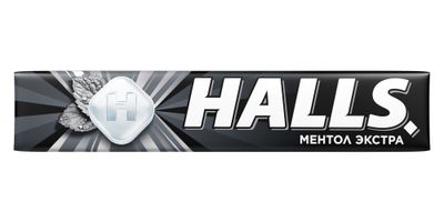 ТОП 100 Леденцы Halls Ментол Экстра ( черный0)24,5г ТОП 100 Леденцы Halls Ментол Экстра ( черный0)24,5г