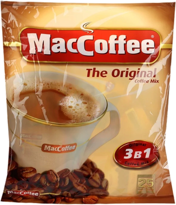 Напиток кофейный растворимый MacCoffee the Original 3в1 м/у 20г*10шт*25