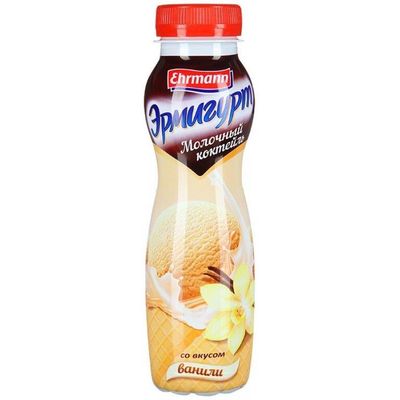 Коктейль мол Эрмигурт ул.пастер. 2,5% 280 г ваниль Коктейль мол Эрмигурт ул.пастер. 2,5% 280 г ваниль