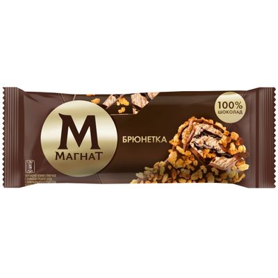 Мороженое ЮЛ эскимо МАГНАТ БРЮНЕТКА 24*74г