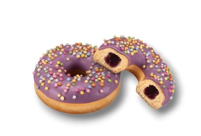 Донат Stokson BERRY с чернично-ягодной начинкой коробка 12 шт*70 г