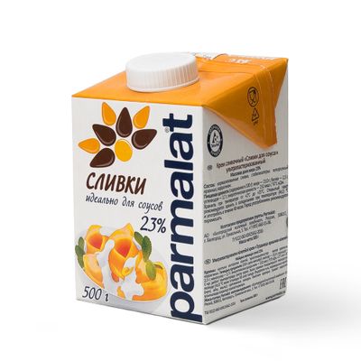 Сливки Parmalat Square для соуса у/паст 23% 0,5 л
