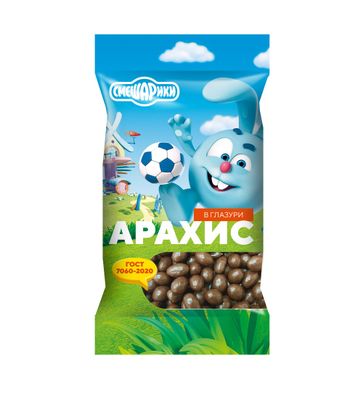 Драже Смешарики с арахисом в молочной глазури, фас. 0,07кг