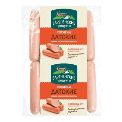 Сосиски Зареченские продукты Датские вес (45 сут.)
