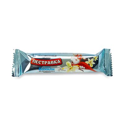(Палочки) Сырок творожный глазированный Пестравка с ванилью 5 % флоу-пак 30 гр.