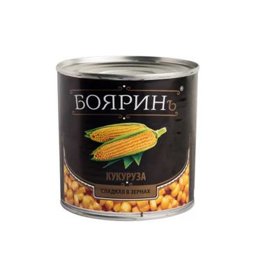 Кукуруза сладкая Бояринъ ж/б 425мл