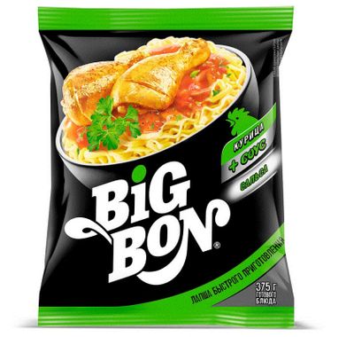 ТОП 100 Лапша BIGBON Курица в пачке 75г