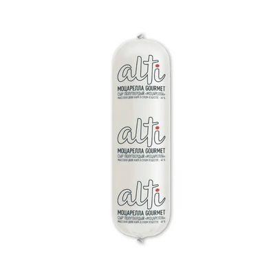 Сыр ALTI Gourmet Моцарелла 40% пленка батон 2 кг