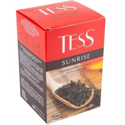 ТОП 100 Чай TESS Санрайз черн.лист. 12*200г